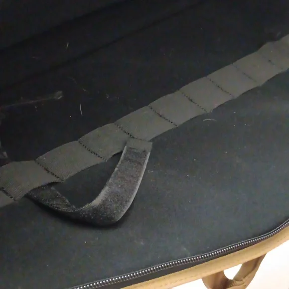 Brown Tactical Rifle Case with Durable Fabric and Padded Design - Picture 4 of 5